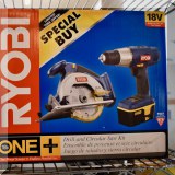 T05. Ryobi saw and drill.